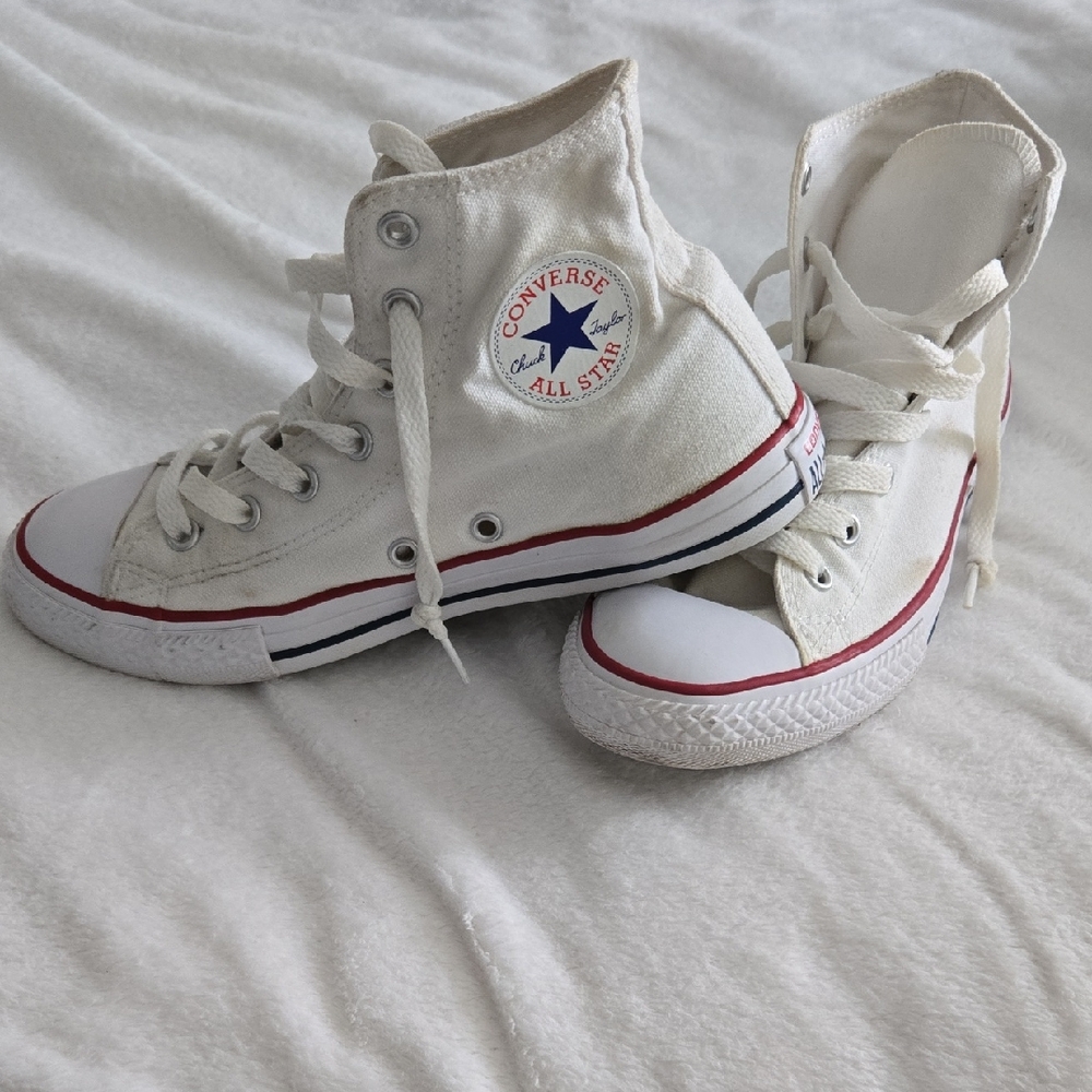 Converse Kids Cream High-Top Sneakers